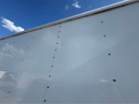 Used 2015 Wells Cargo 32' GOOSENECK Cargo / Enclosed Trailer DOUBLE DOORS & 6000LB AXLES