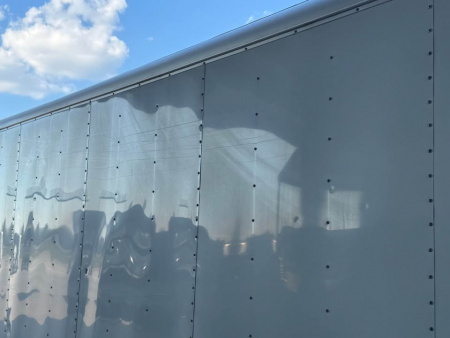 Used 2015 Wells Cargo 32' GOOSENECK Cargo / Enclosed Trailer DOUBLE DOORS & 6000LB AXLES