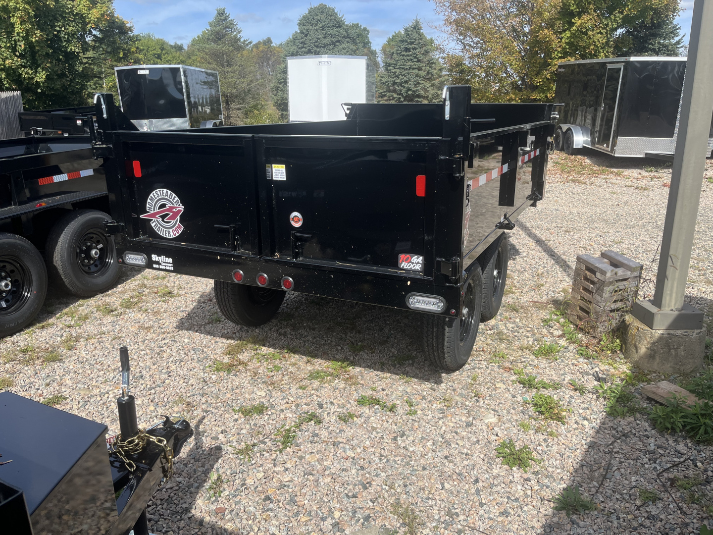New 2026 Homesteader Trailer 610MB Dump Trailer