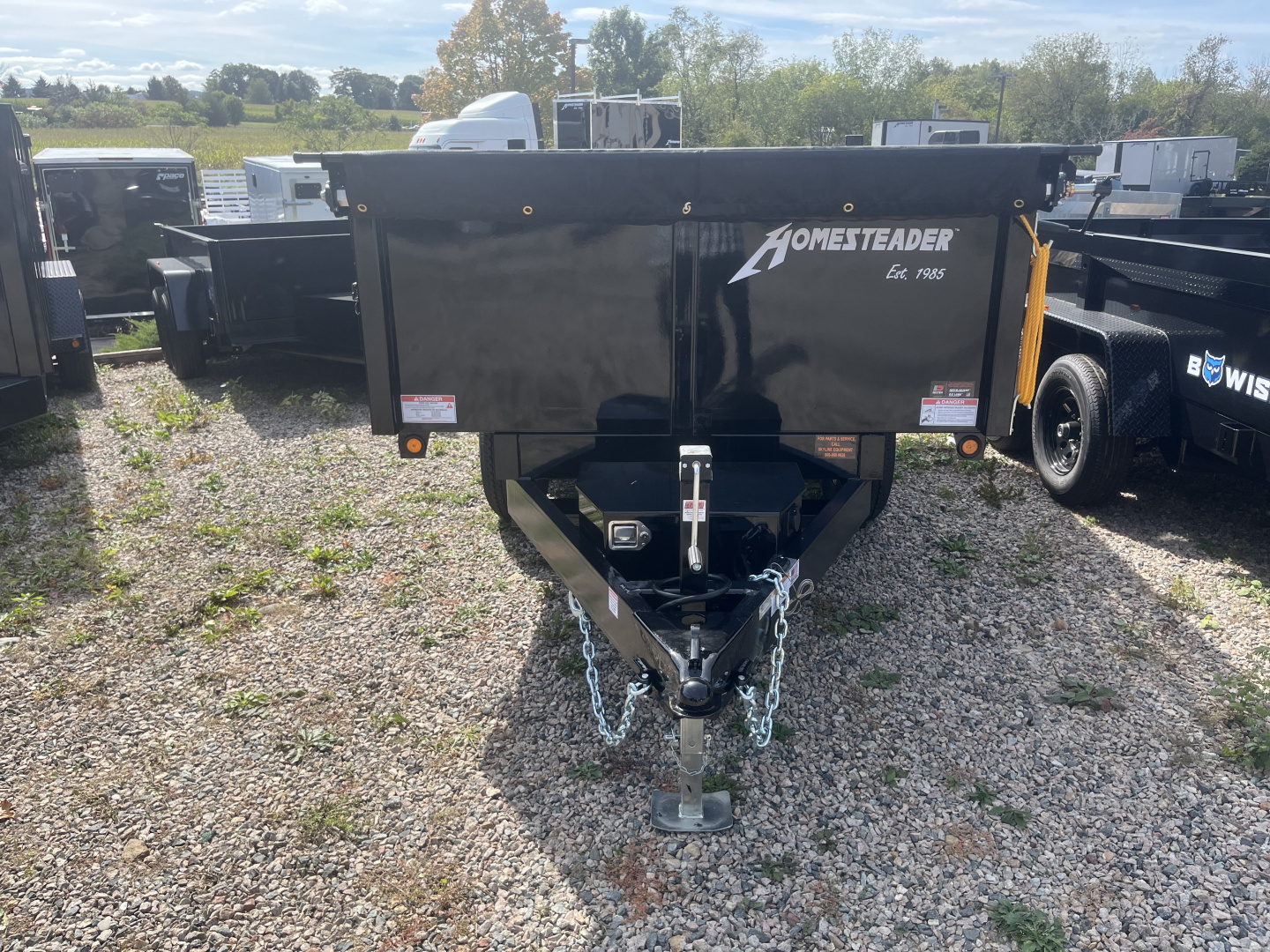 New 2026 Homesteader Trailer 610MB Dump Trailer