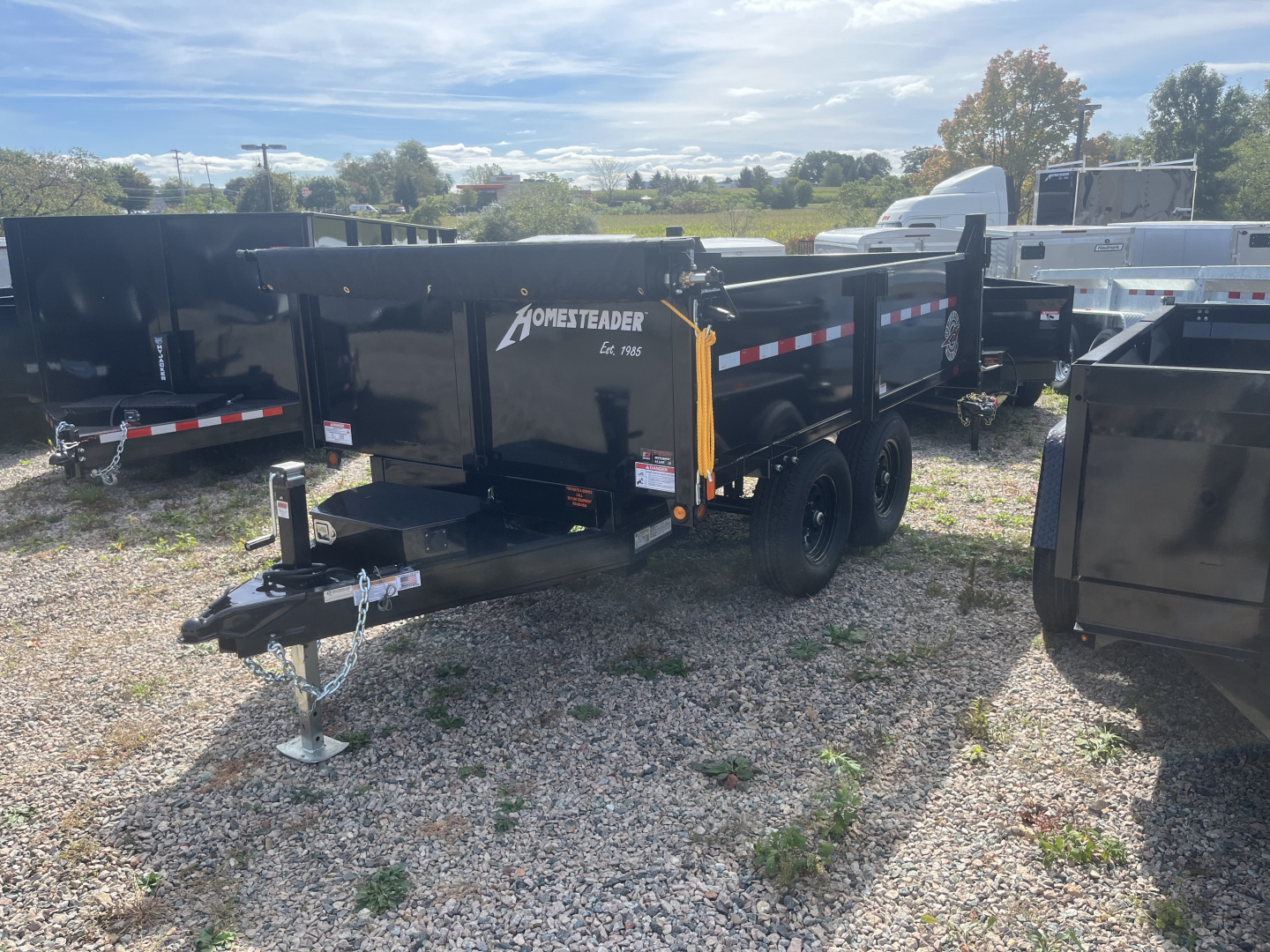 New 2026 Homesteader Trailer 610MB Dump Trailer