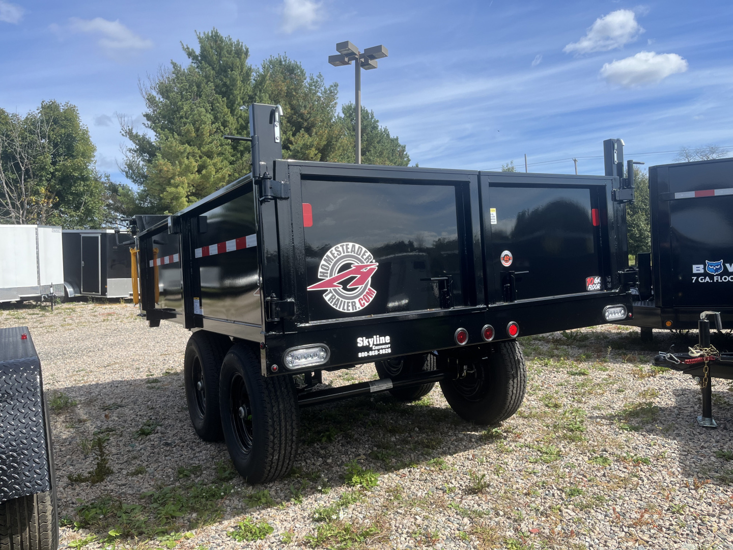 New 2026 Homesteader Trailer 610MB Dump Trailer