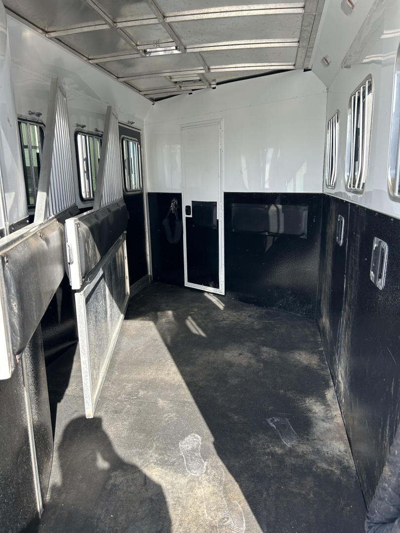 Used 2022 Bison Trailers Scout 3 Horse Living Quarters Horse Trailer