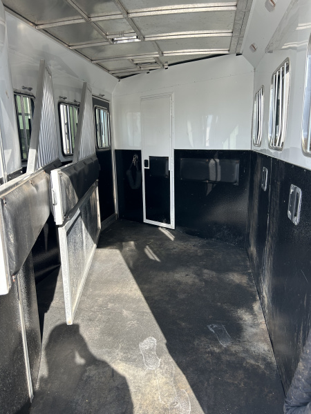 Used 2022 Bison Trailers Scout 3 Horse Living Quarters Horse Trailer