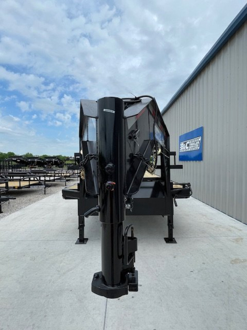New 2026 DAVIDSON 102X32 (27+5) GOOSENECK DECKOVER, MONSTER RAMPS, 5' DOVETAIL, (2) 8000lb AXLES, GVWR 16,000lbs