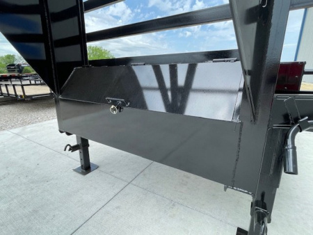 New 2026 DAVIDSON 102X32 (27+5) GOOSENECK DECKOVER, MONSTER RAMPS, 5' DOVETAIL, (2) 8000lb AXLES, GVWR 16,000lbs