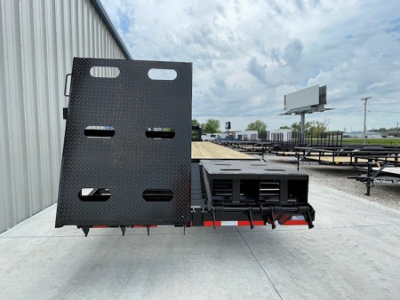 New 2026 DAVIDSON 102X32 (27+5) GOOSENECK DECKOVER, MONSTER RAMPS, 5' DOVETAIL, (2) 8000lb AXLES, GVWR 16,000lbs