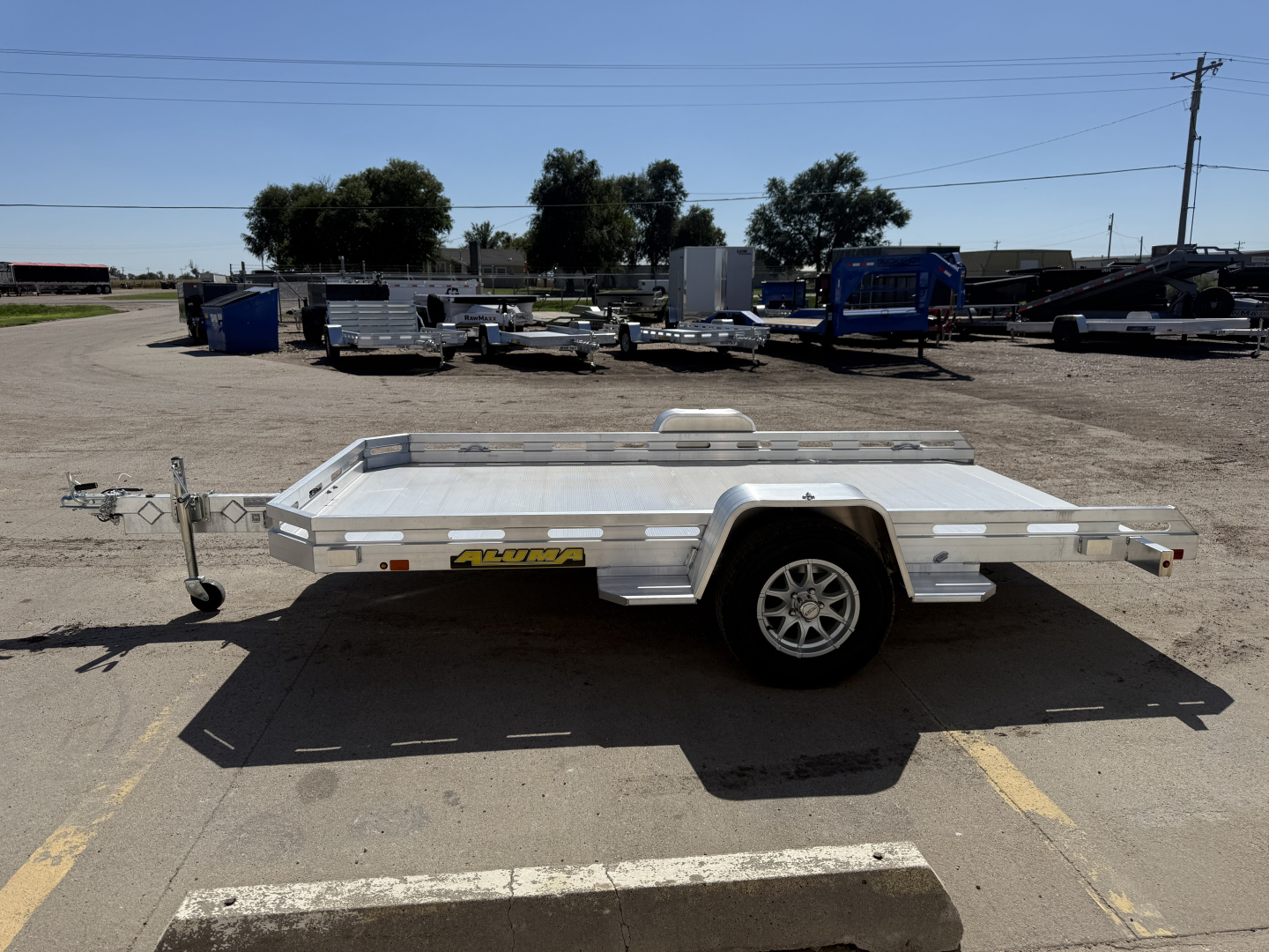 New 2026 Aluma 77" x 12' Tilt Trailer