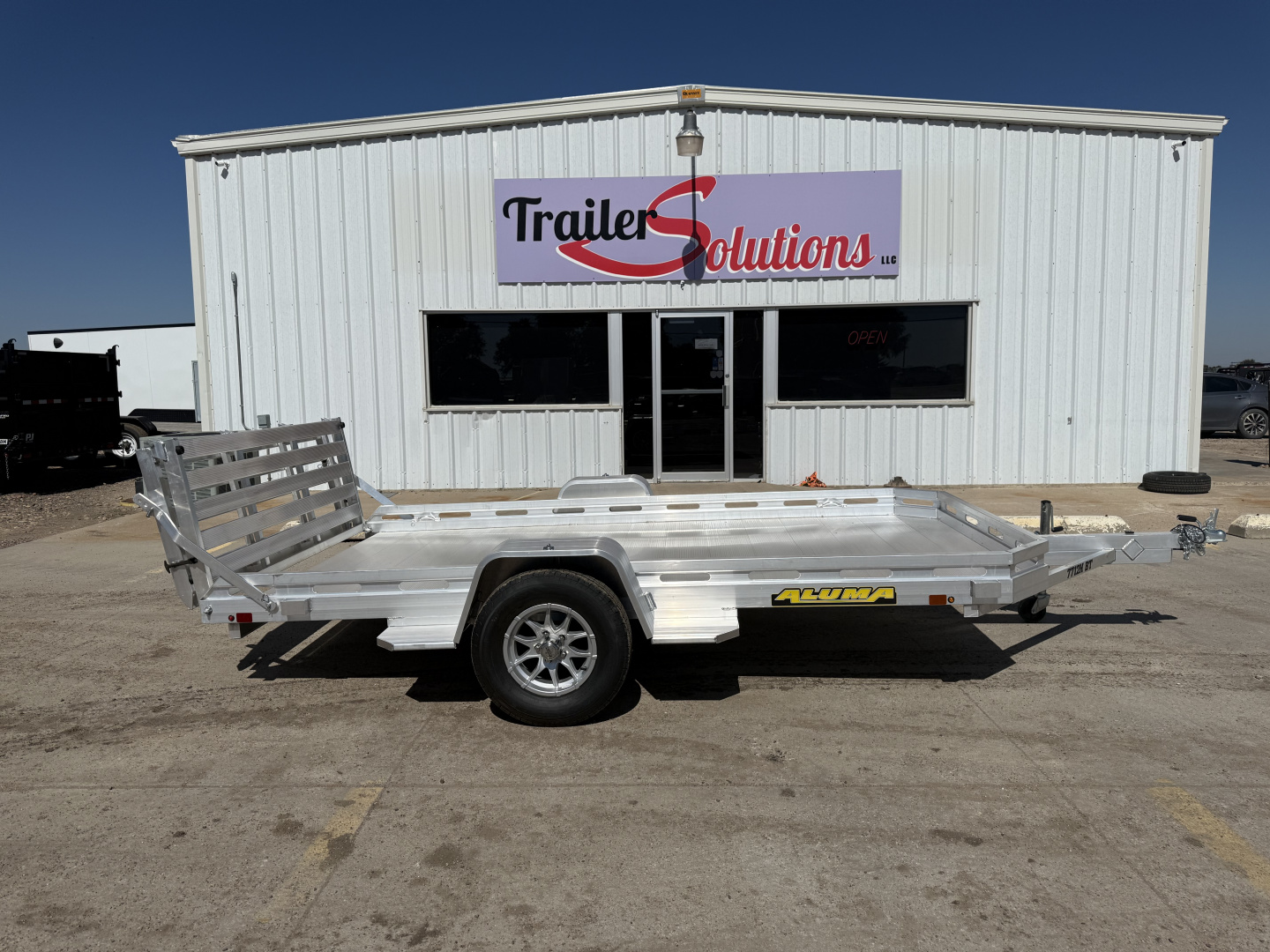 New 2026 Aluma 77" x 12' Tilt Trailer