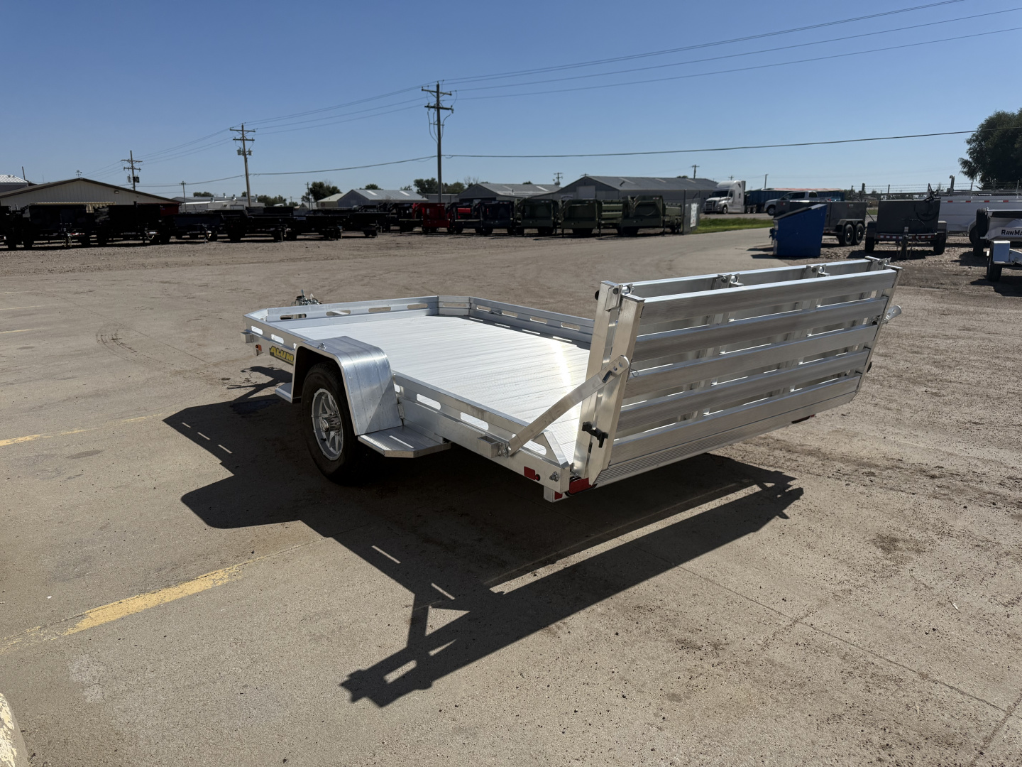 New 2026 Aluma 77" x 12' Tilt Trailer