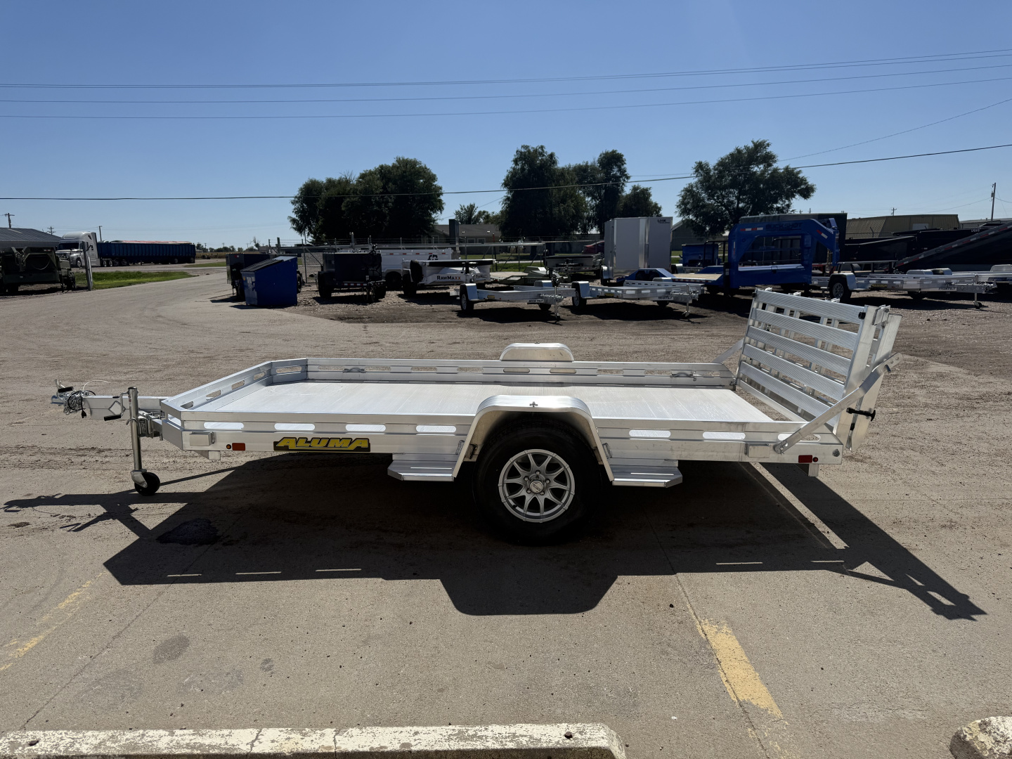 New 2026 Aluma 77" x 12' Tilt Trailer