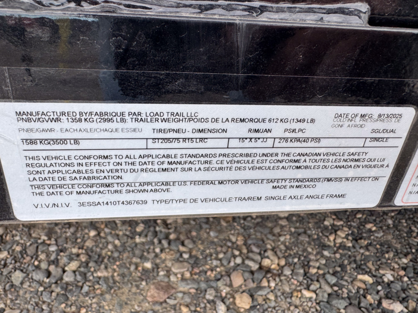 New 2026 Load Trail SE 83x14 Utility Trailer