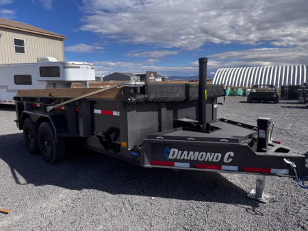 New 2026 Diamond C Trailers Telescopic 14' Dump Trailer