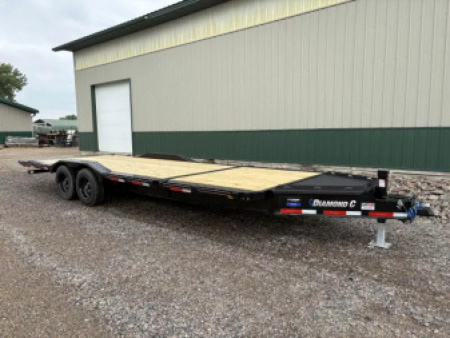 New 2026 24' 16k Diamond C Trailers 24' Hydraulic Tilt Trailer