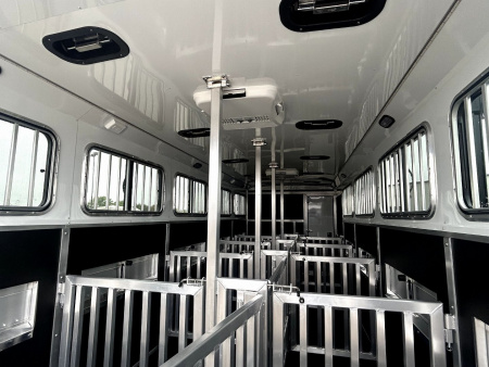 New 2026 Shadow 10 Pen Supreme Gooseneck Show Stock Stock / Stock Combo Trailer