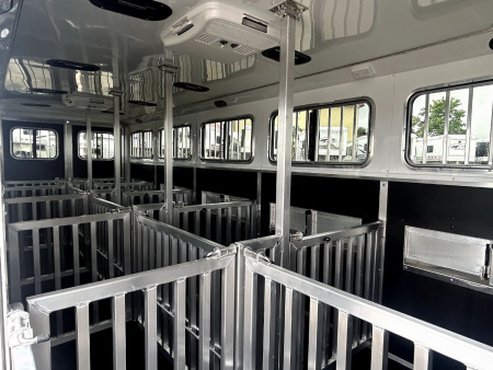 New 2026 Shadow 10 Pen Supreme Gooseneck Show Stock Stock / Stock Combo Trailer