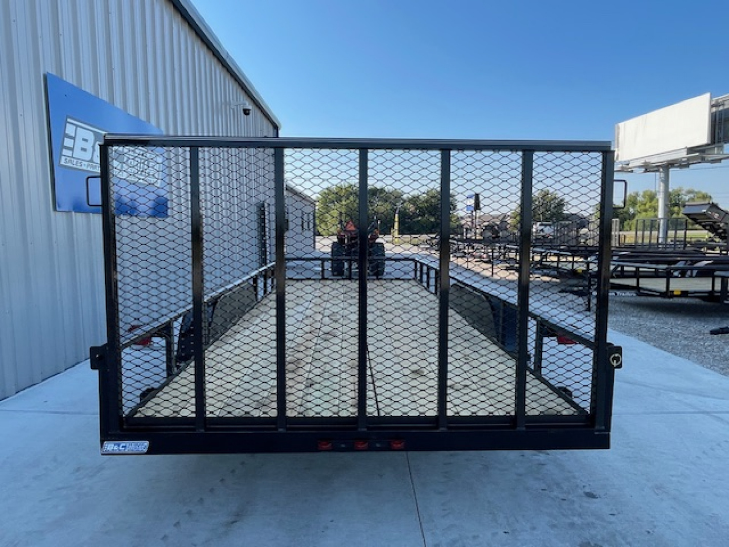 New 2026 DAVIDSON 83X18 TANDEM (2)AXLE PIPE TOP UTILITY TRAILER W/4' GATE