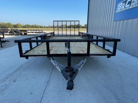 New 2026 DAVIDSON 83X18 TANDEM (2)AXLE PIPE TOP UTILITY TRAILER W/4' GATE