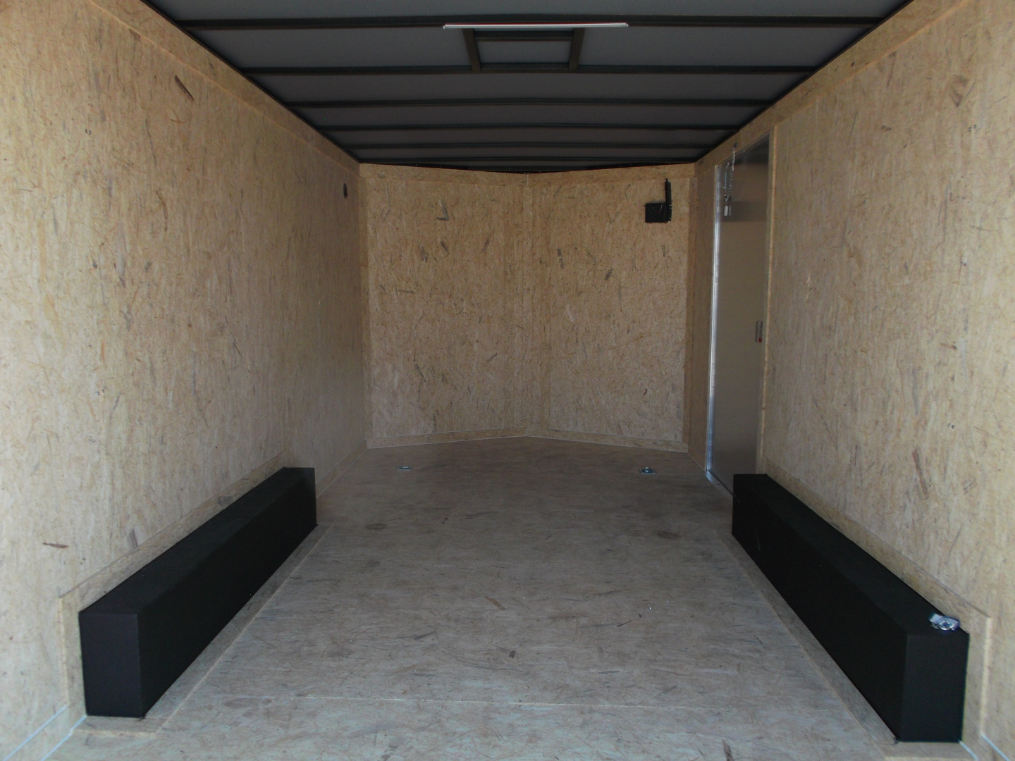 New 2026 Covered Wagon Trailers 8.5x16 Cargo Trailer / Car Hauler / 5200# Axles / 7ft Interior Height / 48" RV Side Door / .080 Charcoal Gray Poly Core Semi-Screwless Exterior / 60" Triple Tube Tongue / Extra Wide Ramp