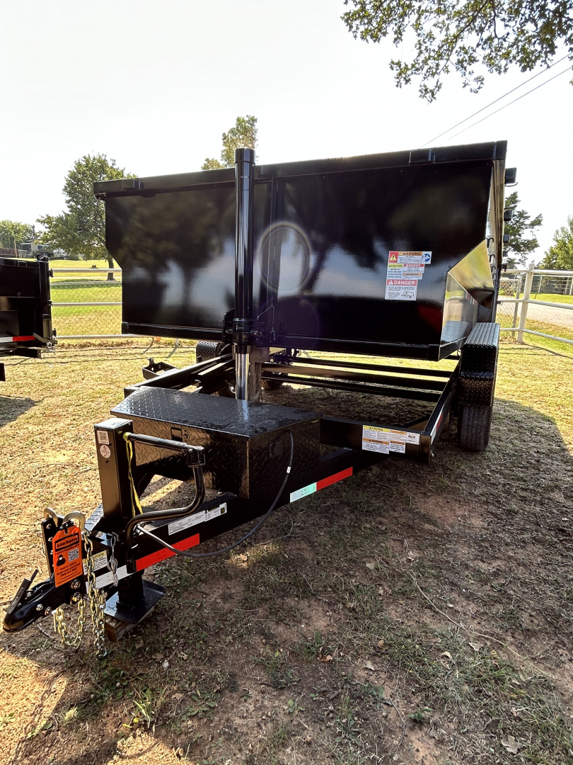 New 2026 Texas Pride Trailers 7x12x3ft sidewalls Dump Trailer-Tandem Axles-7K axles