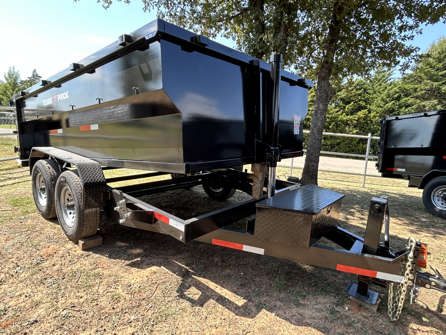 New 2026 Texas Pride Trailers 7x12x3ft sidewalls Dump Trailer-Tandem Axles-7K axles
