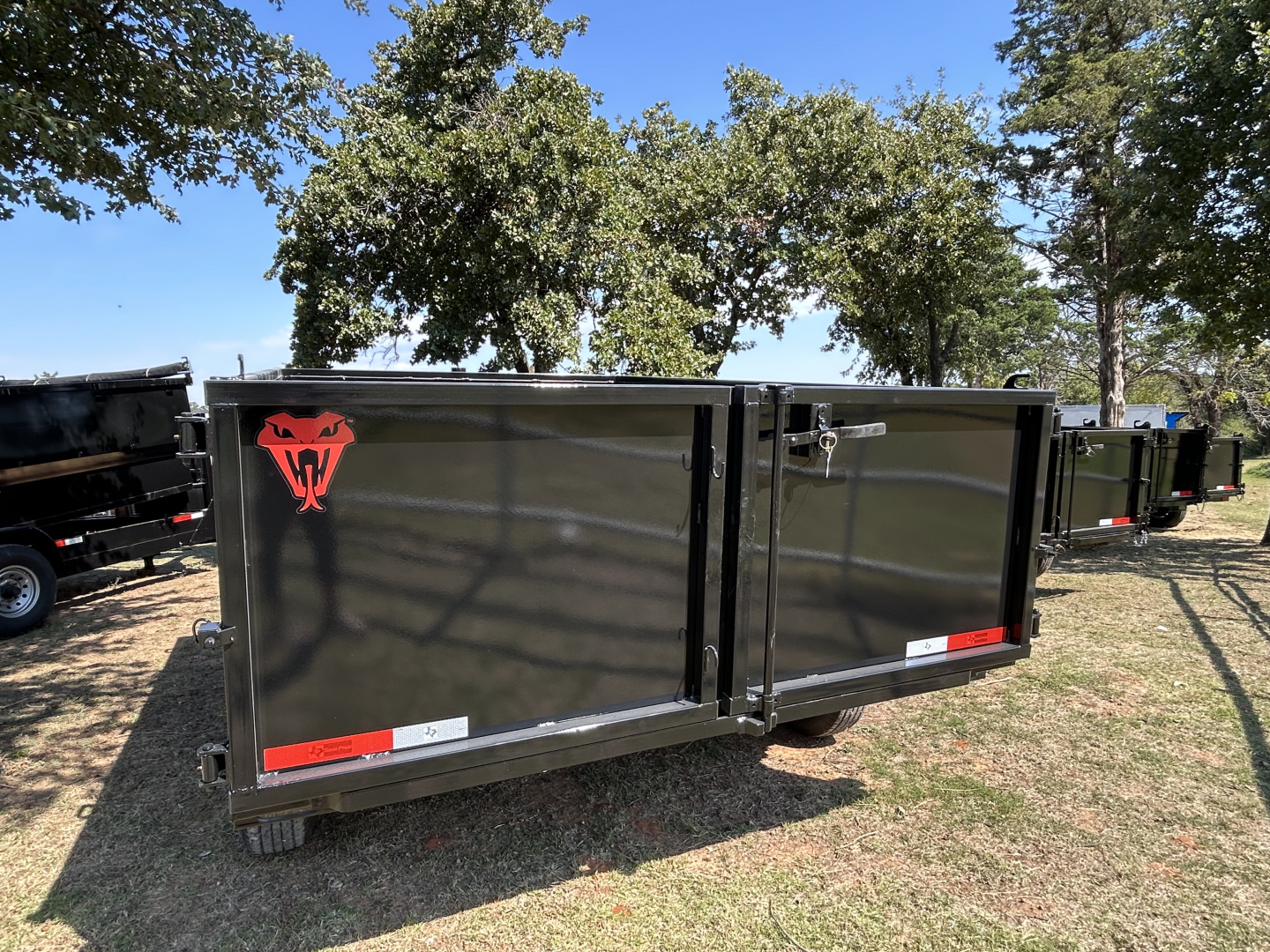 New 2026 Texas Pride Trailers 7x12x3ft sidewalls Dump Trailer-Tandem Axles-7K axles