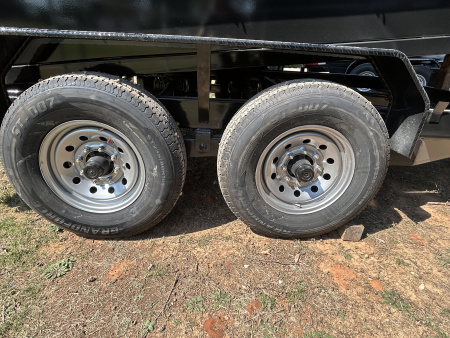 New 2026 Texas Pride Trailers 7x12x3ft sidewalls Dump Trailer-Tandem Axles-7K axles