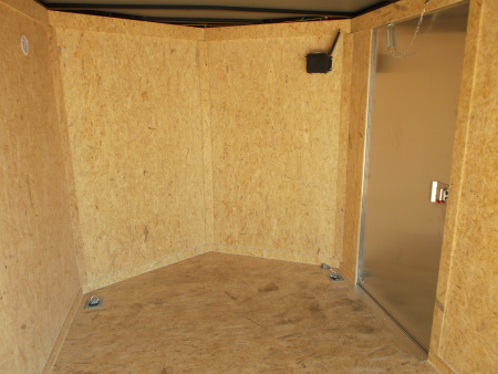 New 2026 Covered Wagon Trailers 7x12 Tandem Axle Cargo Trailer / Enclosed Trailer / 6'6" Interior / Extra Wide Ramp / 36" RV Door / .030 White Semi-Screwless Exterior