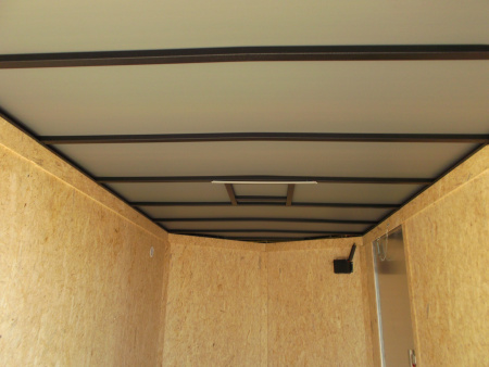 New 2026 Covered Wagon Trailers 7x12 Tandem Axle Cargo Trailer / Enclosed Trailer / 6'6" Interior / Extra Wide Ramp / 36" RV Door / .030 White Semi-Screwless Exterior