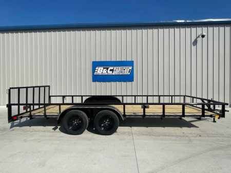 New 2026 DAVIDSON 83X20 TANDEM (2)AXLE PIPE TOP UTILITY W/36  GATE, 2' DOVETAIL