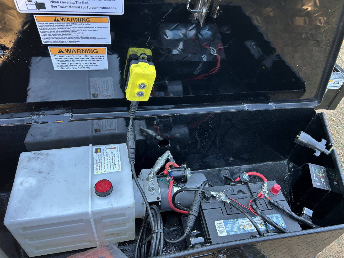 New 2026 Texas Pride Trailers 7x16x3ft sidewalls Dump Trailer-Tandem Axles-8K axles