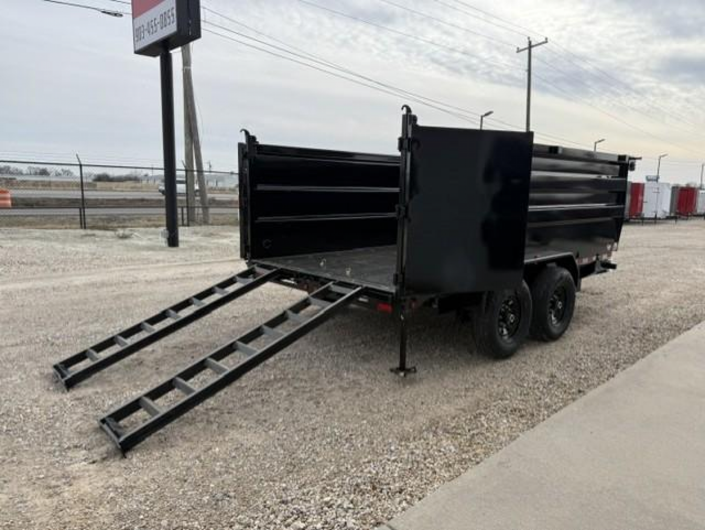 New 2026 PJ 83"x14' BP Tandem Axle Dump w/ 48" Sides – D7