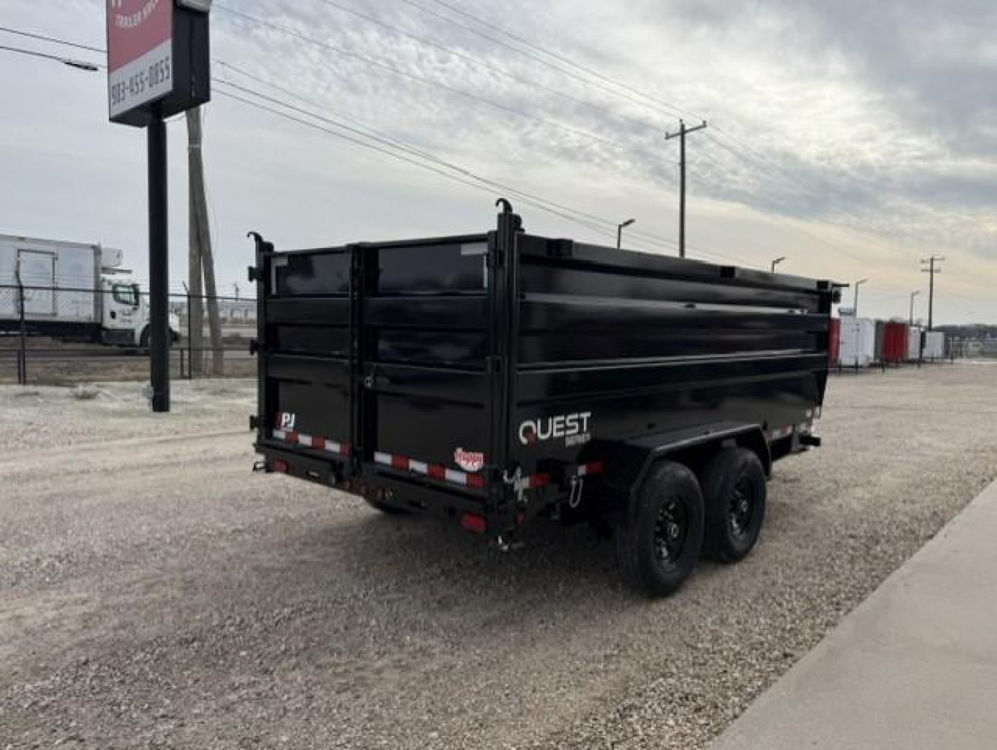 New 2026 PJ 83"x14' BP Tandem Axle Dump w/ 48" Sides – D7