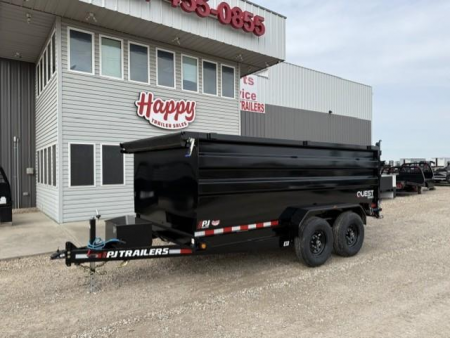 New 2026 PJ 83"x14' BP Tandem Axle Dump w/ 48" Sides – D7