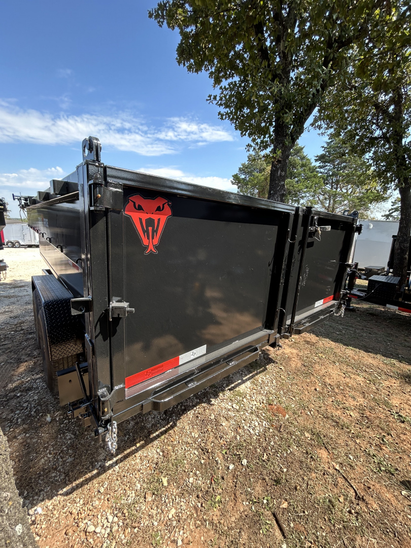 New 2026 Texas Pride Trailers 7x16x3ft sidewalls Dump Trailer-Tandem Axles-8K axles