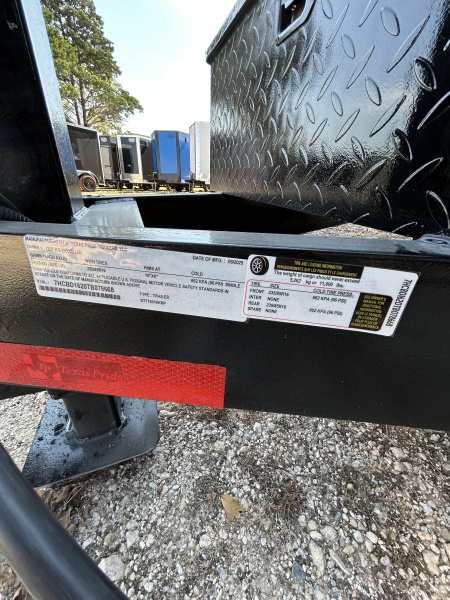 New 2026 Texas Pride Trailers 7x16x3ft sidewalls Dump Trailer-Tandem Axles-8K axles
