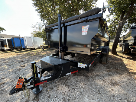 New 2026 Texas Pride Trailers 7x16x3ft sidewalls Dump Trailer-Tandem Axles-8K axles