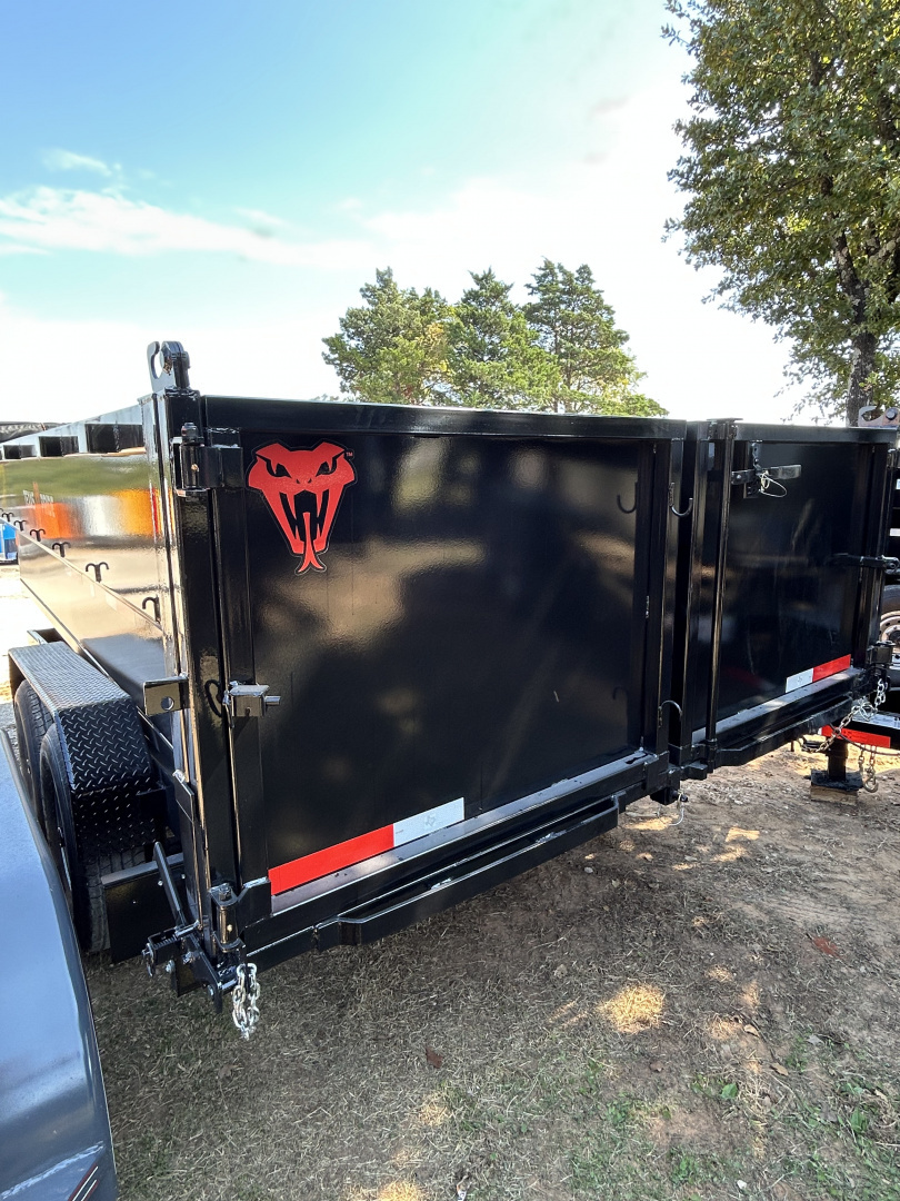 New 2026 Texas Pride Trailers 7x16x3ft sidewalls Dump Trailer-Tandem Axles-8Kaxles