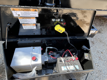 New 2026 Texas Pride Trailers 7x16x3ft sidewalls Dump Trailer-Tandem Axles-8Kaxles