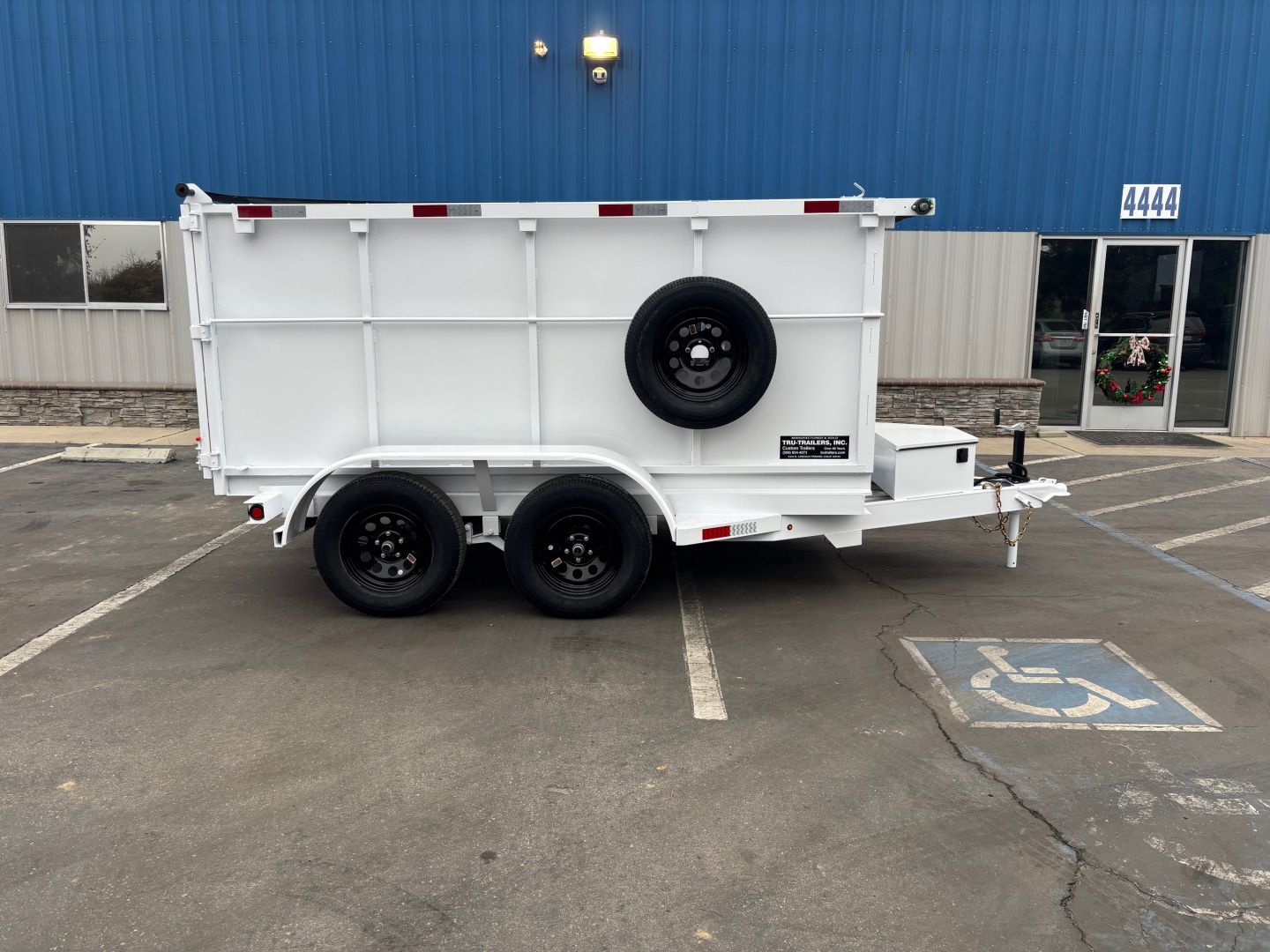 New 2025 TRU 5x10x4 SIngle Ram Dump Trailer 7k