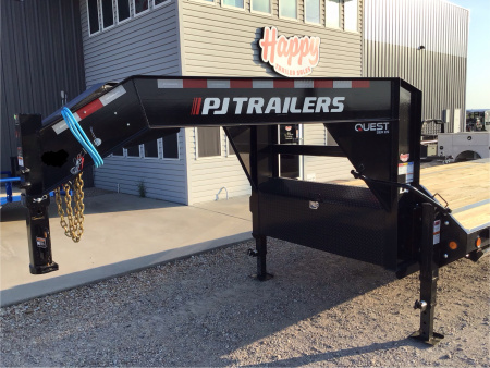 New 2026 PJ 102”x30’ Quest Gooseneck Flatbed w/ Singles – LQ