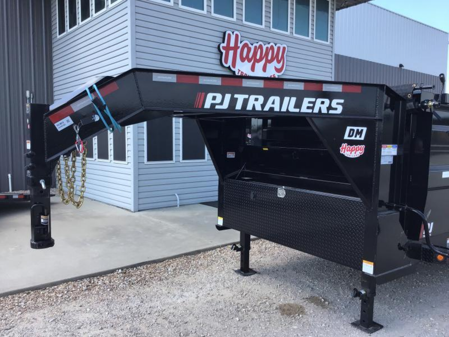 New 2026 PJ 83"x16' GN Tandem Axle Low Pro High Side Dump w/ 48" Sides – DM