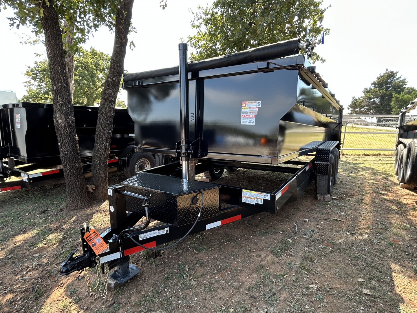 New 2026 Texas Pride Trailers 7x16x3ft Sidewalls Dump Trailer-Tandem Axles-8K axles