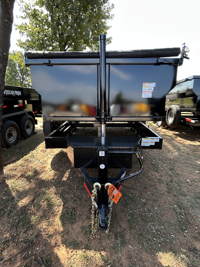 New 2026 Texas Pride Trailers 7x16x3ft Sidewalls Dump Trailer-Tandem Axles-8K axles