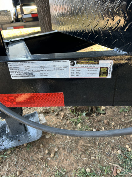 New 2026 Texas Pride Trailers 7x16x3ft Sidewalls Dump Trailer-Tandem Axles-8K axles