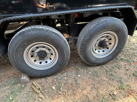 New 2026 Texas Pride Trailers 7x16x3ft Sidewalls Dump Trailer-Tandem Axles-8K axles