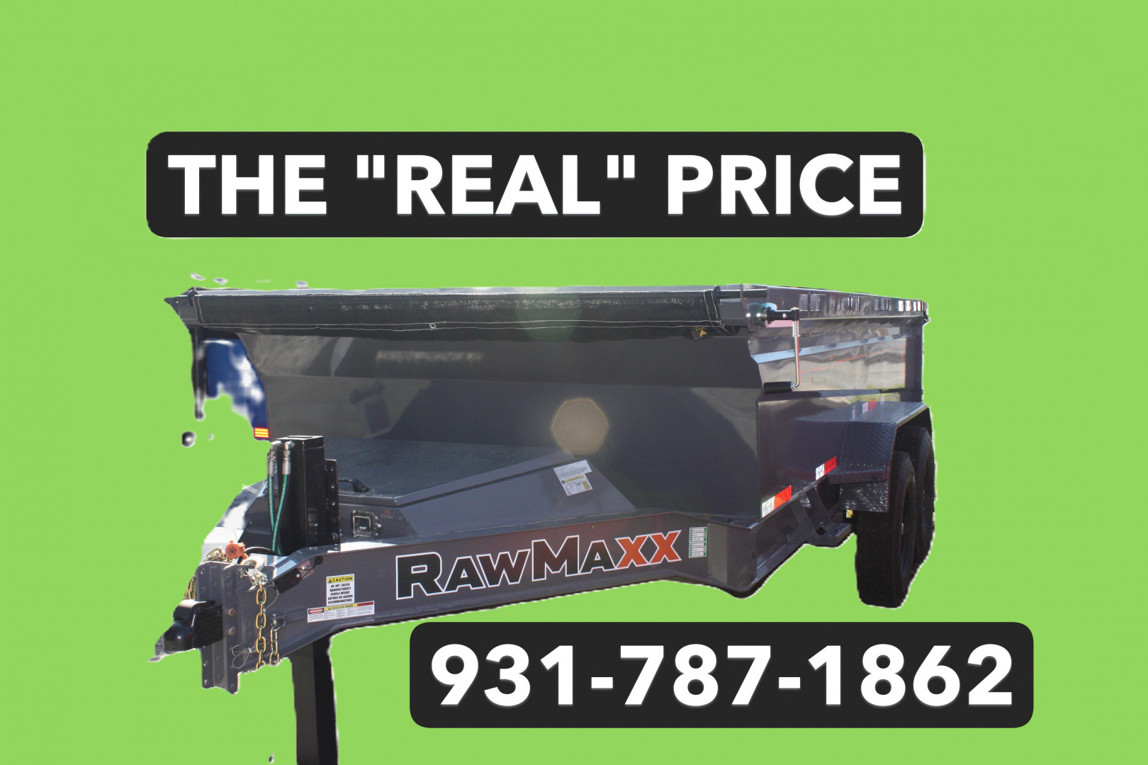 New 2026 RawMaxx GDXK 14' Dump Trailer
