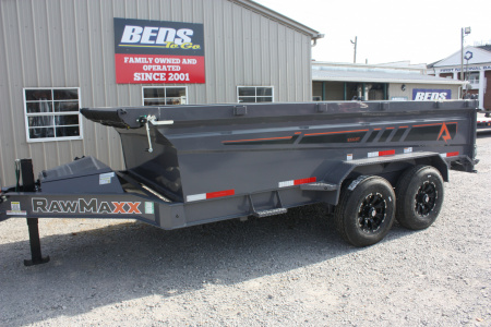 New 2026 RawMaxx GDXK 14' Dump Trailer