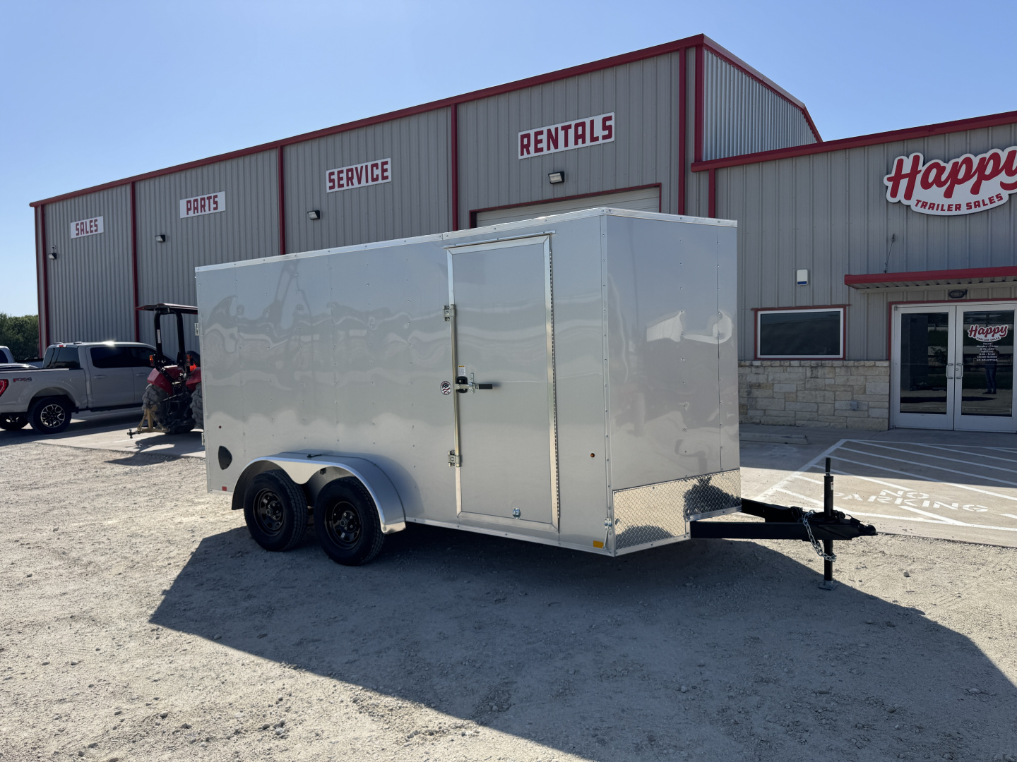 New 2026 Compass 7'x14' Enclosed Cargo Trailer - Indigo DLX