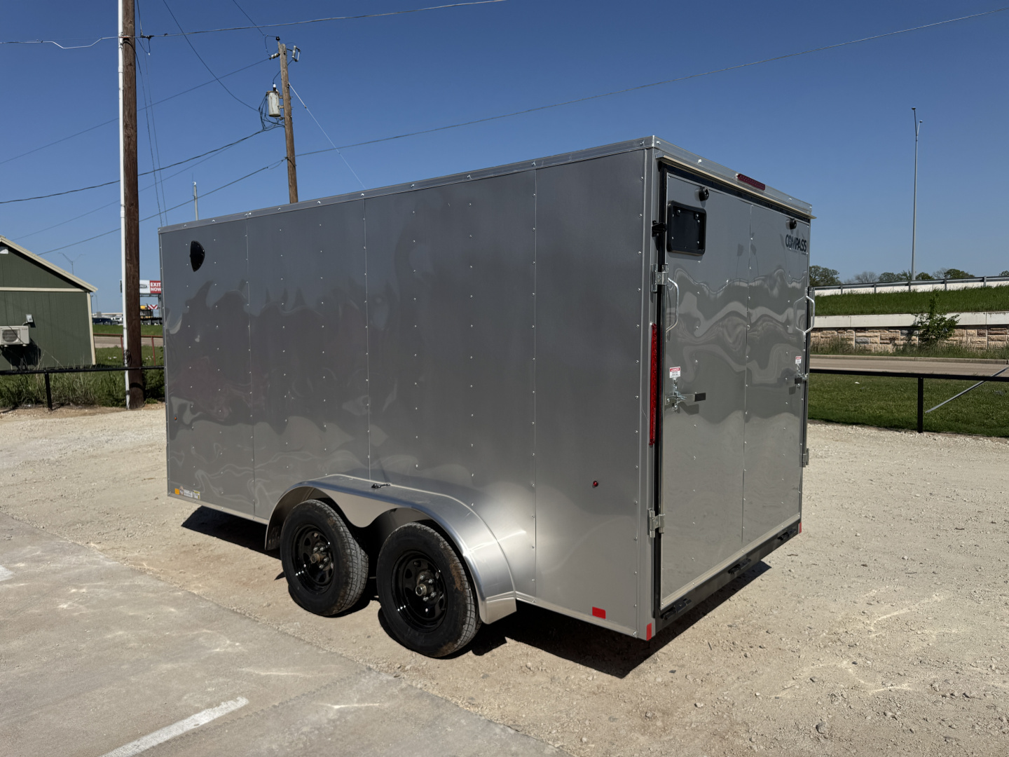 New 2026 Compass 7'x14' Enclosed Cargo Trailer - Indigo DLX